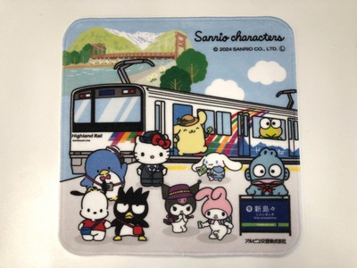 【アルピコ交通上高地線】サンリオキャラクターズプリントプチタオル (C) 2024 SANRIO CO., LTD. (L)