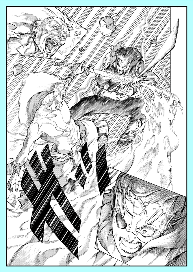 第1回トムスラボ漫画大賞 名場面“だけ”描いてみよう大賞『孫の恩返し』作者:海琉