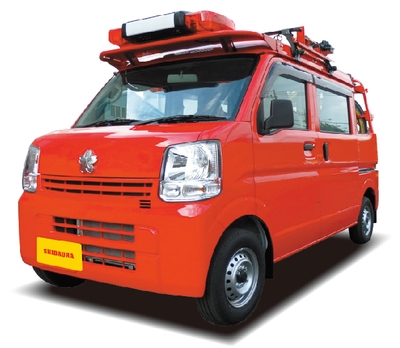 市町村に寄贈する軽消防自動車(デッキバンタイプ・6台)