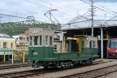 「電動貨車 デト1000形 1001号車撮影会」、
「鉄道部品、案内サイン等を含む駅掲示物、新規えいでんグッズの
販売会」を2026年6月20日（土）に開催します
