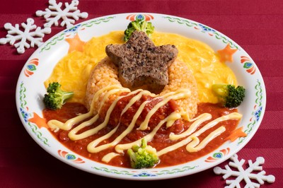 クリスマスリリースオムライス