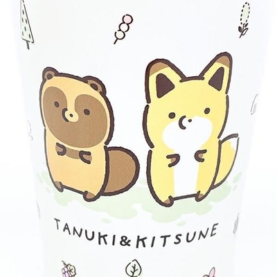 タヌキとキツネのタンブラー