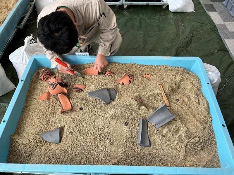 発掘体験準備中!