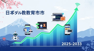 日本のデジタル教育市場は堅調な上昇傾向を継続、2033年までに94億米ドル規模へ | 年平均成長率8.4％