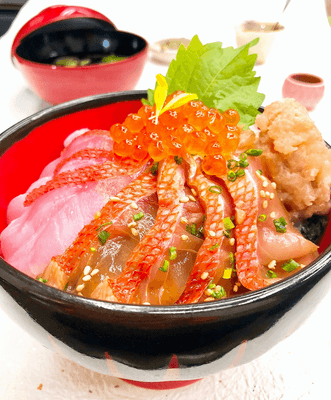 金目鯛三色丼