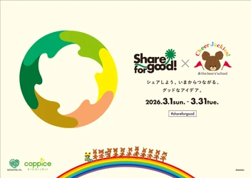 シェアしよう。いまからつながる、グッドなアイデア　 くまのがっこうとコラボレーションした コピス吉祥寺のサステナブル月間 3月1日(日)～3月31日(火)に開催！