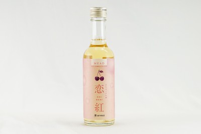 金市商店オリジナルミード「はちみつのお酒シリーズ」7種類目　「はちみつのお酒 恋紅」