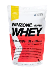 製薬会社のスポーツサプリメント『WINZONE』より ホエイプロテイン(リッチバナナ風味)が10月25日に新発売！
