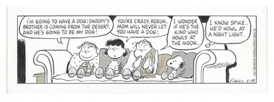 「ピーナッツ」原画　1996年5月18日 (C) Peanuts Worldwide LLC