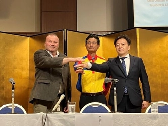【グリーンランド(熊本)】新型ジェットコースター「ハイブリッドコースター海神～WADATSUMI～」安全祈願祭および共同記者会見を開催（第三報）