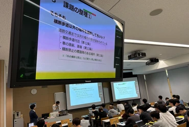 近畿大学工学部生が東広島市の行政課題に挑む　自転車マナーの周知や市内企業就職率の低迷対策などについて提案