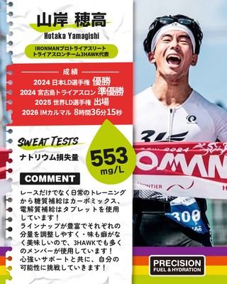 プレシジョンサポート　山岸穂高選手
