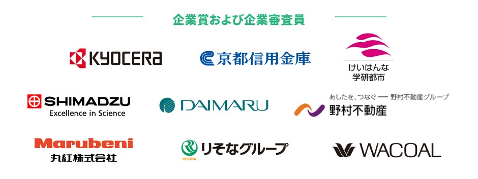 企業賞および企業審査員一覧