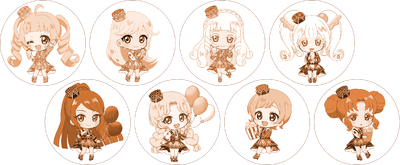 選べるキャラクターアートアイス(全8種)各900円