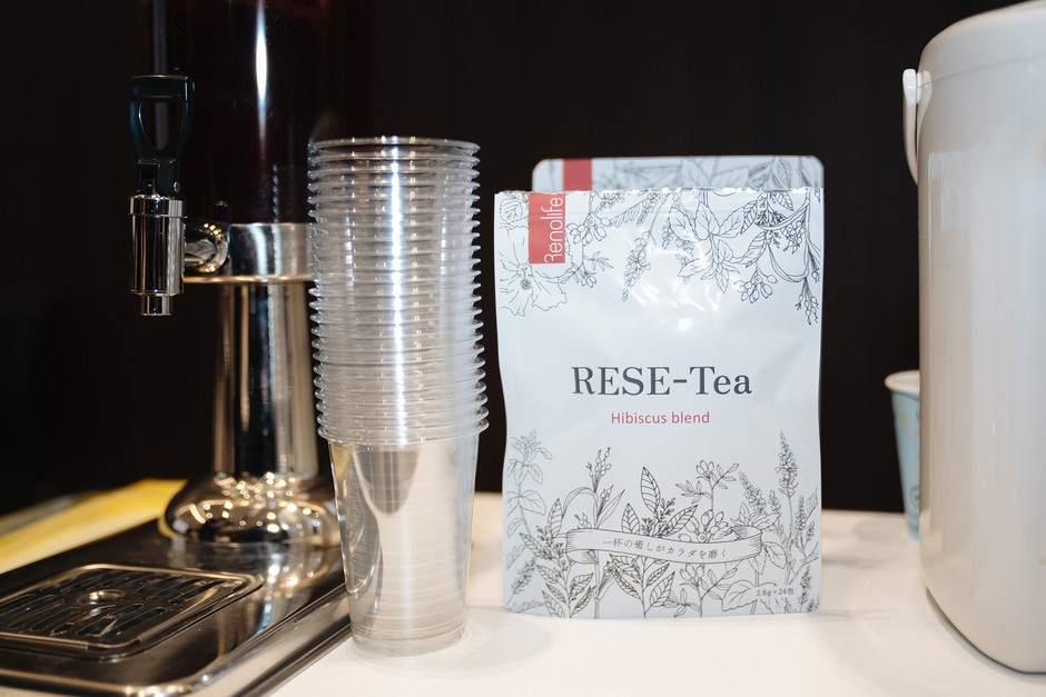 新ブランド「Renolife」第一弾商品「RESE-Tea(リセッティー)」の先行サンプリング