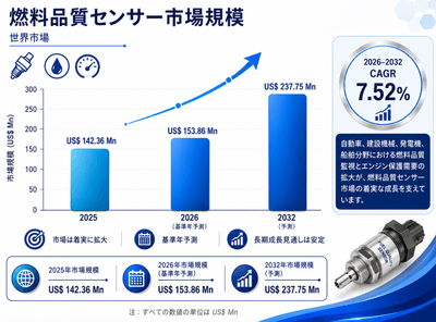 図. 燃料品質センサー、世界市場規模