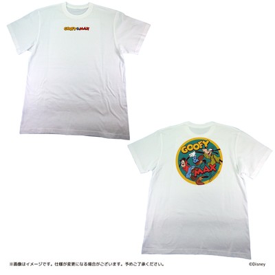 Tシャツ　グーフィー＆マックス　ホワイト