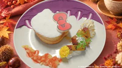ハローキティがキュートなモンスターに変身！？
「HELLO KITTY SHOW BOX」秋限定パンケーキ
10月1日より提供開始