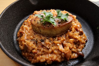 シェフいちおし！石焼フォアグラリゾット