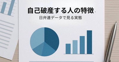 自己破産する人の特徴