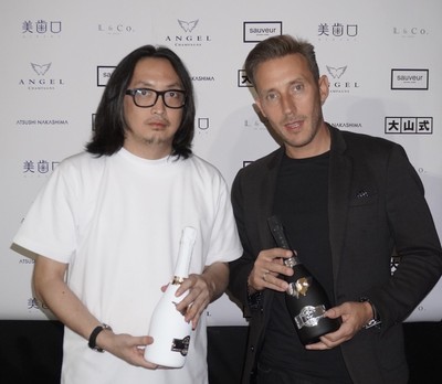 左：ATSUSHI  NAKASHIMA　右：ANGEL PRODUCTS LIMITED CEO Ryan Platt