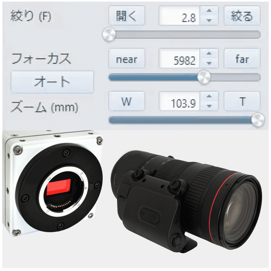 RF マウントレンズ対応