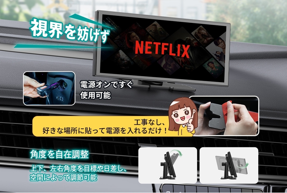 3ステップの簡単セット