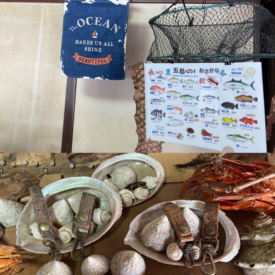 魚の皮から革細工・作品
