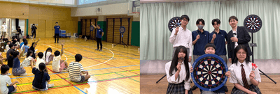 学校でのダーツ