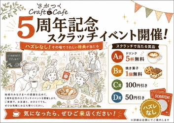カフェで「リノベ相談」＆「不動産相談」を♪「さがつくCraft＆Cafe」５周年イベント