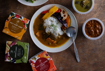 国産の野菜がいつでも手軽に味わえるスープブランド 「野菜をMOTTO」の人気カレーシリーズから 「緑黄色野菜たっぷりまろやかスパイシースープカレー」が 2023年1月27日より新登場！