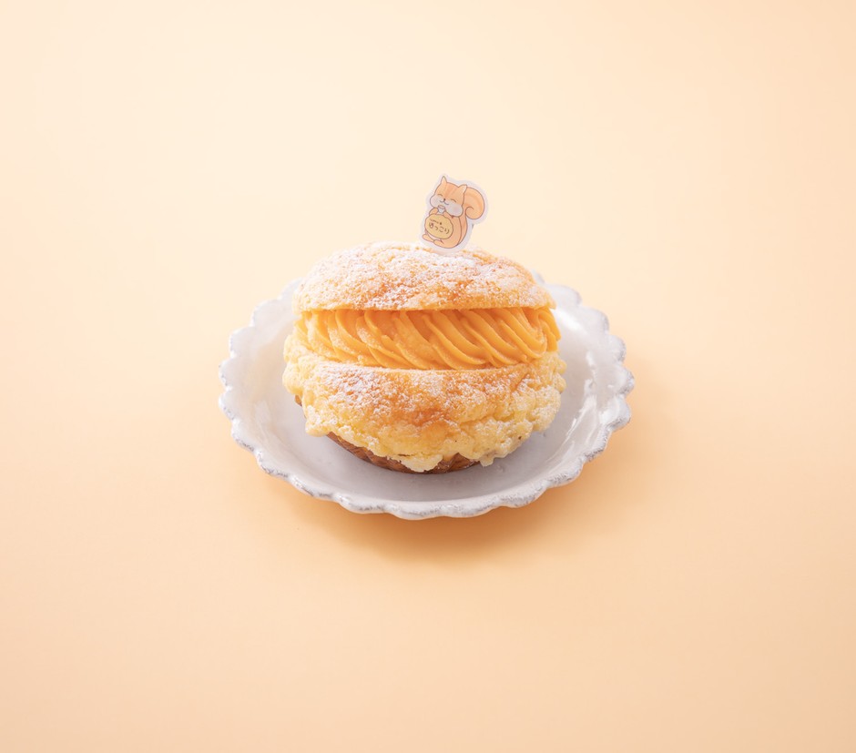 【パン工房カフェ ほっこり】「めろめろクリームパン」
