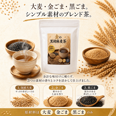 シンプル素材のブレンド茶