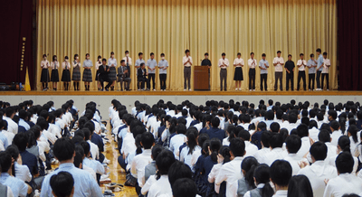 令和5年（2023年）の壮行会の様子