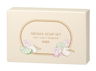 『アロマソープセット (ローズ・ユズ・ベルガモット)』 1,760円(税込)