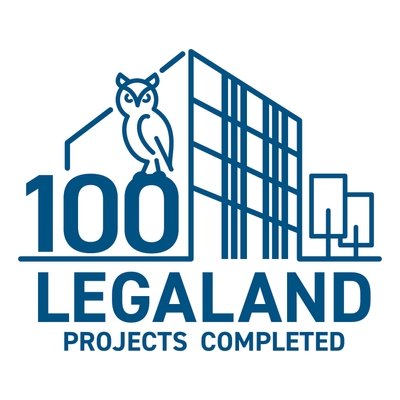 LEGALAND100棟記念ロゴマーク
