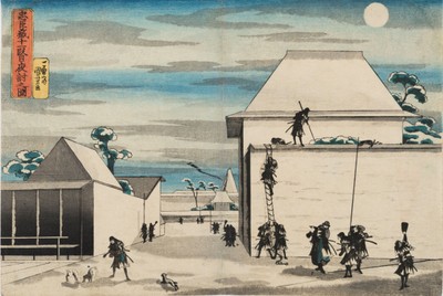 《忠臣蔵十一段目夜討之図》天保2～3年(1831～32)頃、個人蔵［通期展示］
