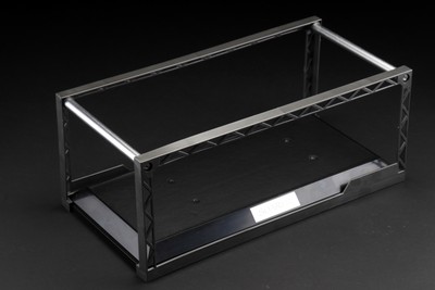 金属製プレート付きディスプレイ台座