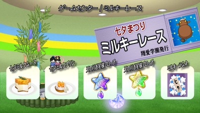 ゲームセンター『ミルキーレース』