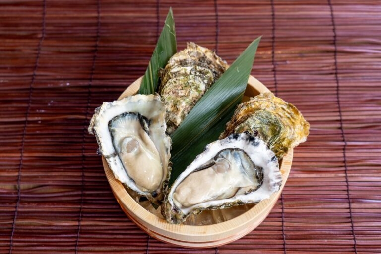 蒸し牡蠣