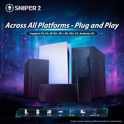 PS5、PS4、Xbox、Nintendo Switch、PC、モバイル端末など幅広いプラットフォームに完全対応しています