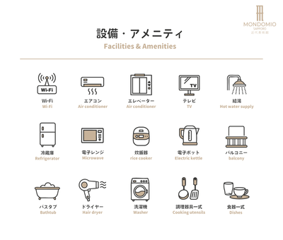 設備・アメニティ
