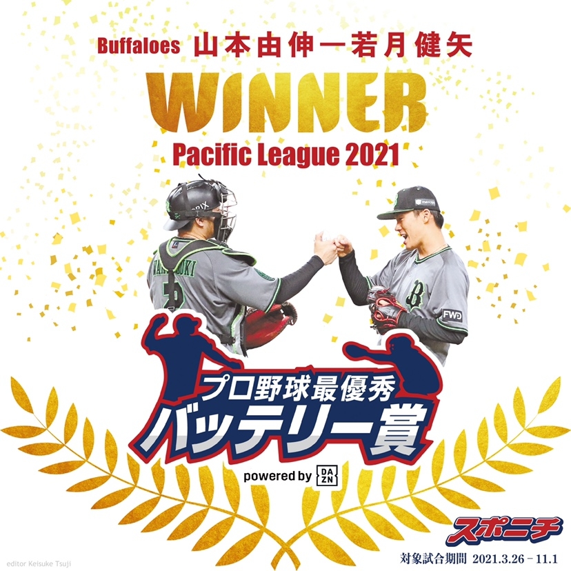 パ・リーグ 山本由伸投手ー若月健矢捕手(オリックス)