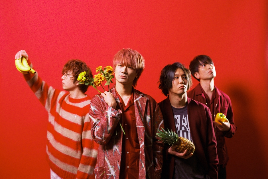 THE KEBABS(ザ・ケバブス) 新井弘毅 佐々木亮介 田淵智也 鈴木浩之(左→右)
