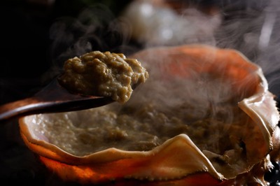 蟹味噌甲羅焼き　一例