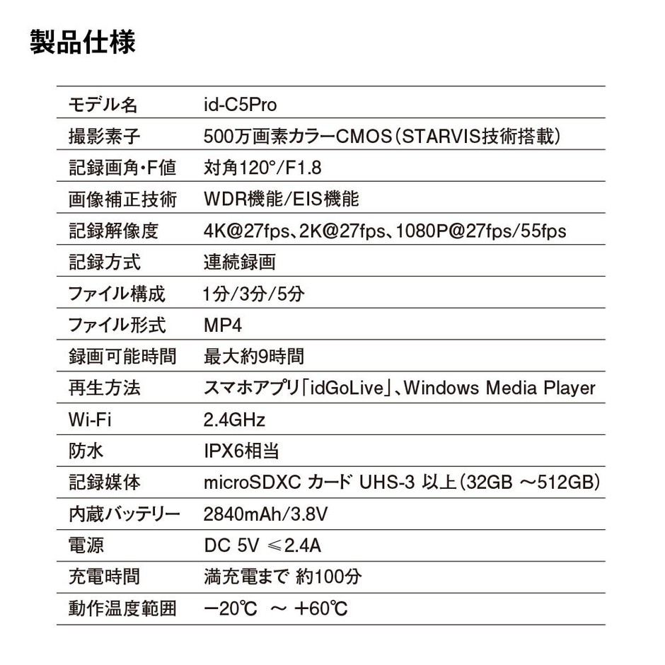 製品仕様