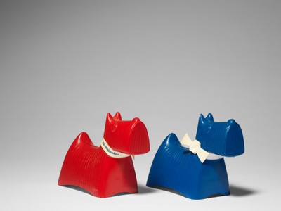 (13)スコッテ、スコッチ・テリア形貯金箱、1961年