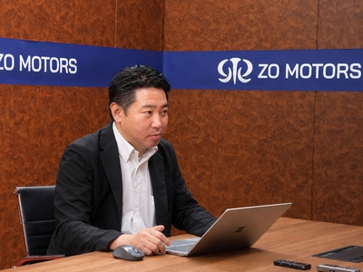 ZO MOTORS株式会社 商用車営業部部長　岡部純也氏