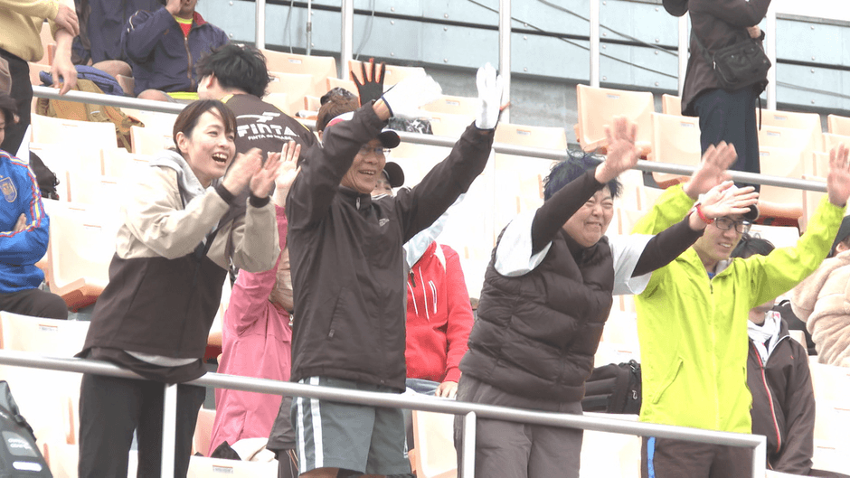 仲間の応援が力に！