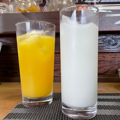 オレンジとラッシー　
